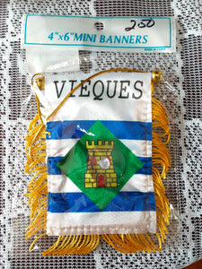 Mini banner del escudo de Vieques
