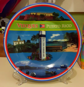 Plato decorativo de Vieques