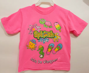 T-shirt niñas, Splash Isla Vieques
